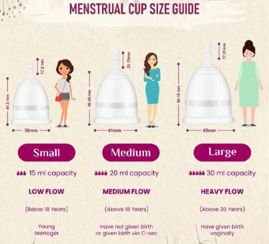 Comfort Flow Menstrual Cup – FDA Approved | 100% Medical Grade Silicone | Reusable, Soft & Leak-Proof Feminine Hygiene Cup - Image 5