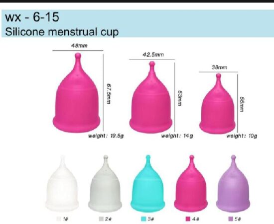 Comfort Flow Menstrual Cup – 3 Sizes Bell-Shaped Period Cup for Women | Reusable, Soft, Medical-Grade Silicone | Leak-Proof Feminine Hygiene Solution - Image 2